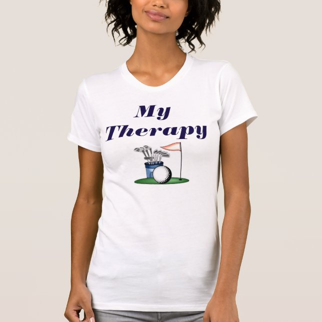 Camiseta Golf "My Therapy" (Anverso)