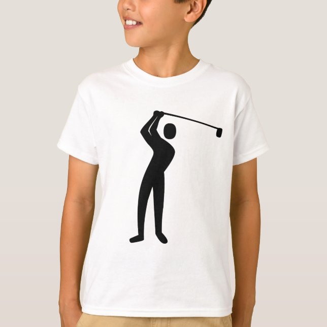 Camiseta Golf - Negro (Anverso)