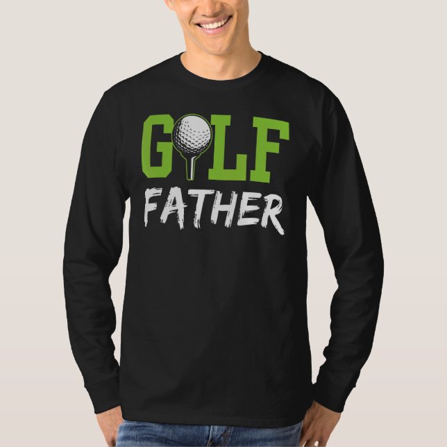 Camiseta Golf Padre Golfer Hobby Golf Papá Papá Papá (Anverso)