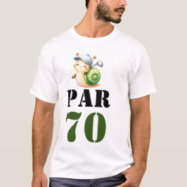 Camiseta Golf Par 70 o golfista 70 cumpleaños