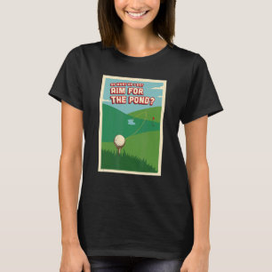 Camiseta Golf para hombres Mujeres Jóvenes, ¿dónde pretendo