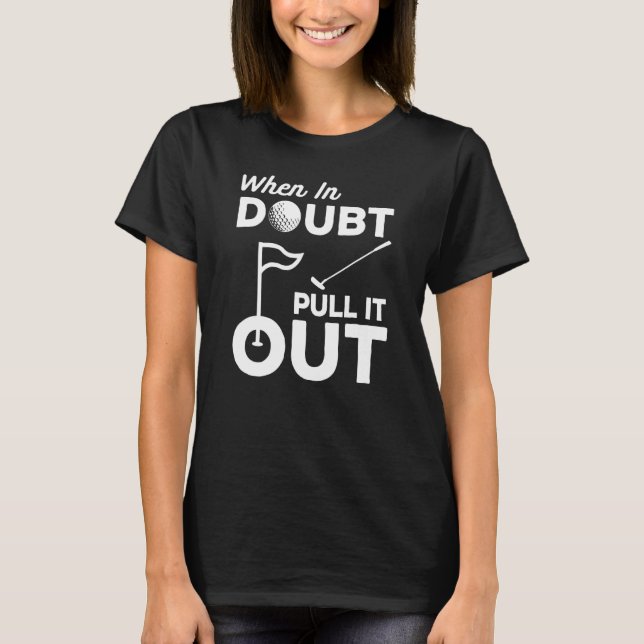 Camiseta Golf Putt Gimme Dad Golfing Putter Tira De La Cosa (Anverso)