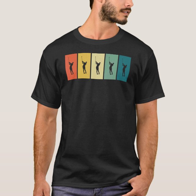 Camiseta Golf Retro Sunset Golf (Anverso)