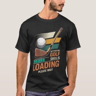 Camiseta Golf Retro Vintage Activando Habilidades de Golf C