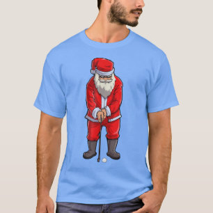 Camiseta Golf Santa Tee Golfer Navidades Club Gorra Ball, X