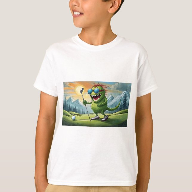 Camiseta Golf shirt monster  (Anverso)