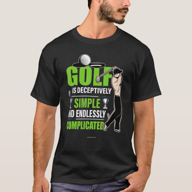 Camiseta Golf simple complicado (Anverso)