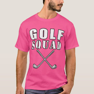 Camiseta Golf Squad Golf Player Clubs Funny