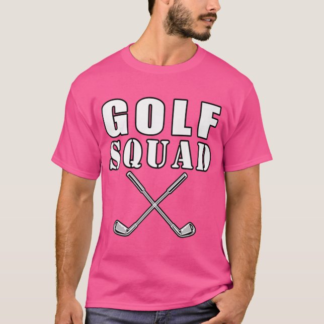 Camiseta Golf Squad Golf Player Clubs Funny (Anverso)