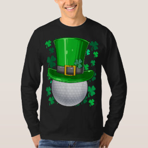 Camiseta Golf St Patrics Day Irish Golf Ball Leprechaun Go