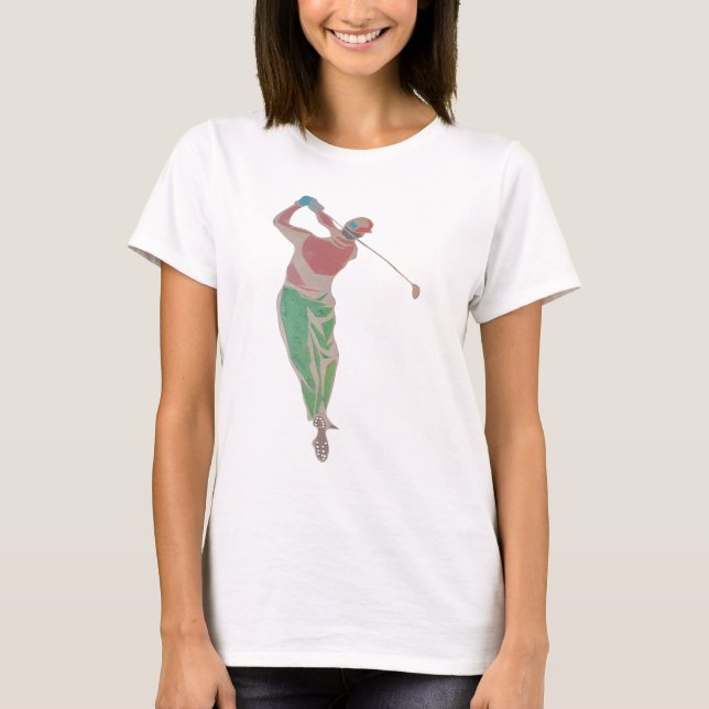 Camiseta Golf Swing Vintage (Anverso)