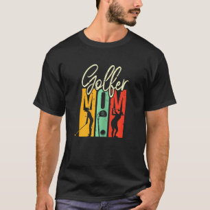 Camiseta Golf Vintage Chica de golf Retro Golfer Mom