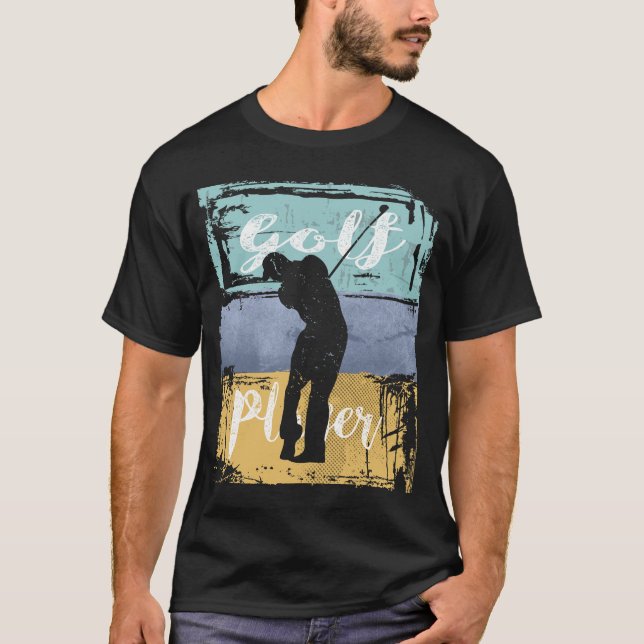 Camiseta Golf Vintage Retro Style (Anverso)