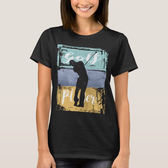 Camiseta Golf Vintage Retro Style (Anverso)