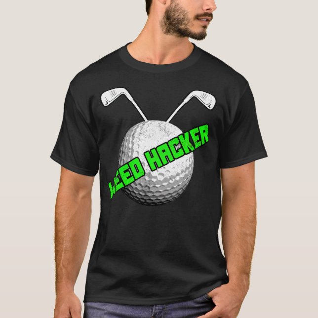 Camiseta Golf Weed Hacker Sport Game Golfing Golfer badmint (Anverso)