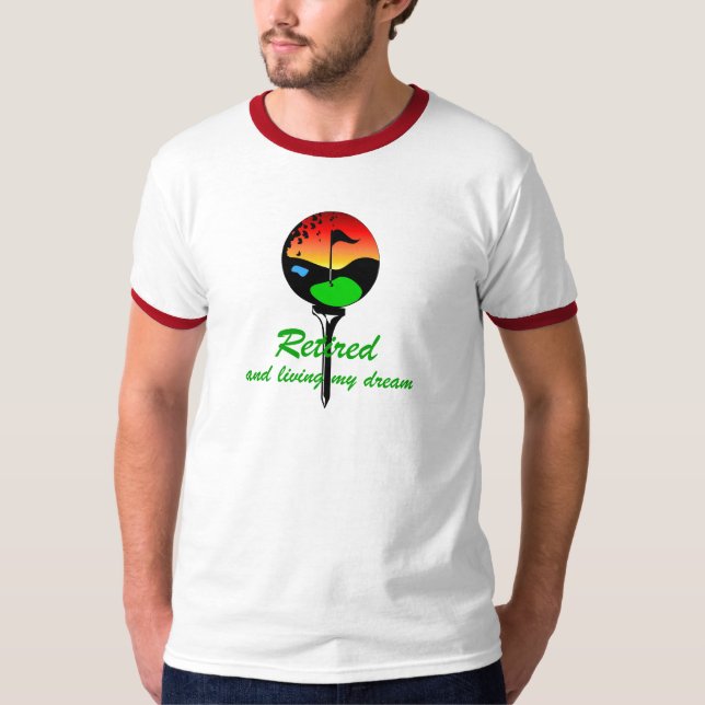 Camiseta Golf y retiro (Anverso)