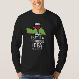 Camiseta Golf y vino Citas divertidas para jugar golf