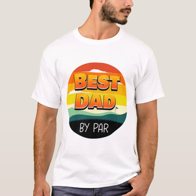 Camiseta Golfer Dad al mejor papá de Par (Anverso)