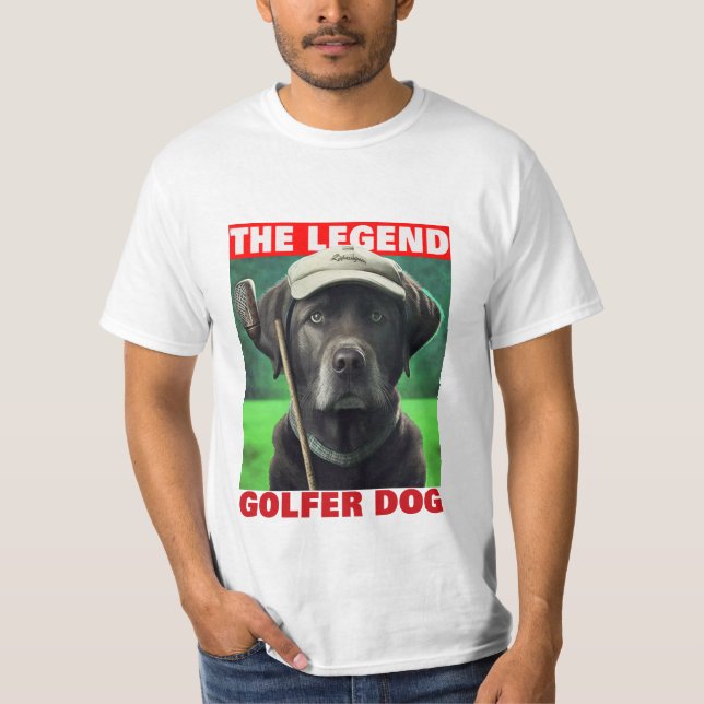 Camiseta Golfer Dog (Anverso)