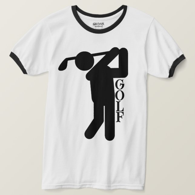 Camiseta Golfer masculino - Símbolo de golf (Anverso del diseño)