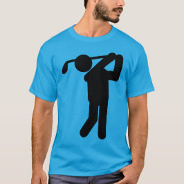 Camiseta Golfer masculino - Símbolo de golf