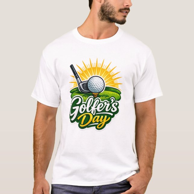 Camiseta Golfer’s Day – Funny Golf Lover T-Shirt (Anverso)