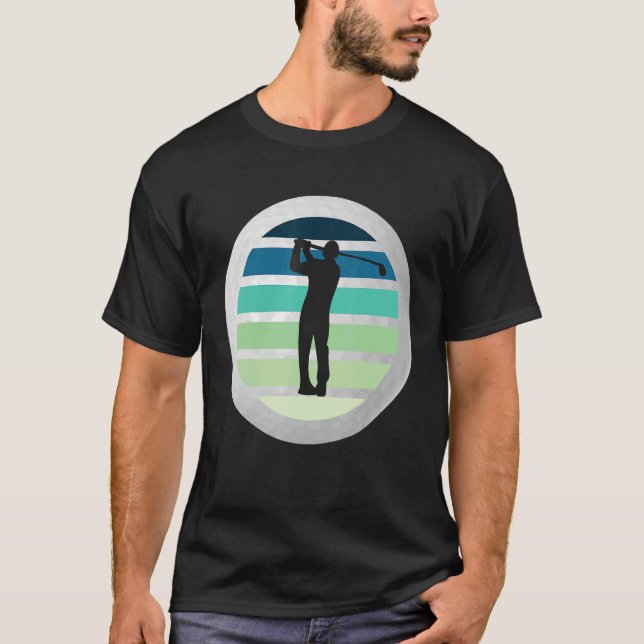 Camiseta Golfer Silhouette (Anverso)