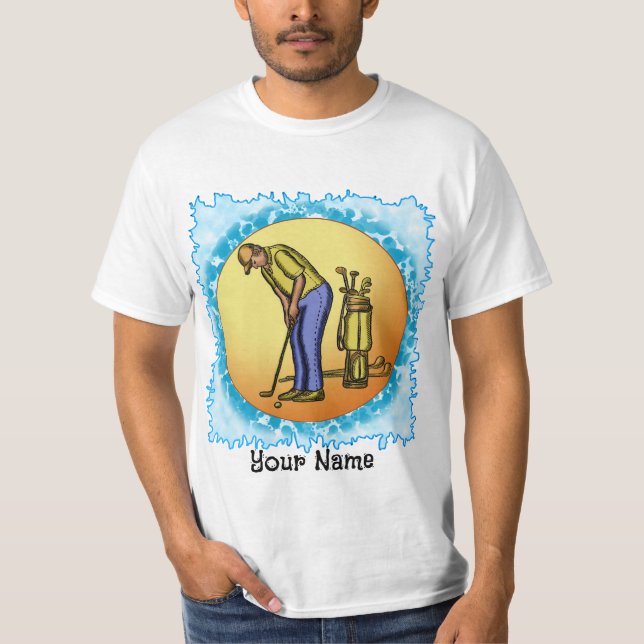 Camiseta Golfer Sun Man (Anverso)