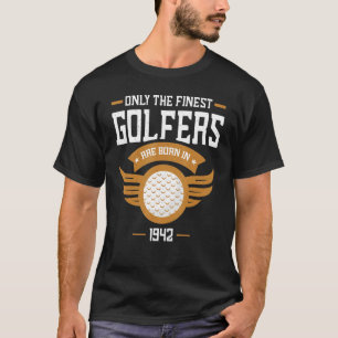 Camiseta Golfing 1942 80º cumpleaños Golfer de 80 años
