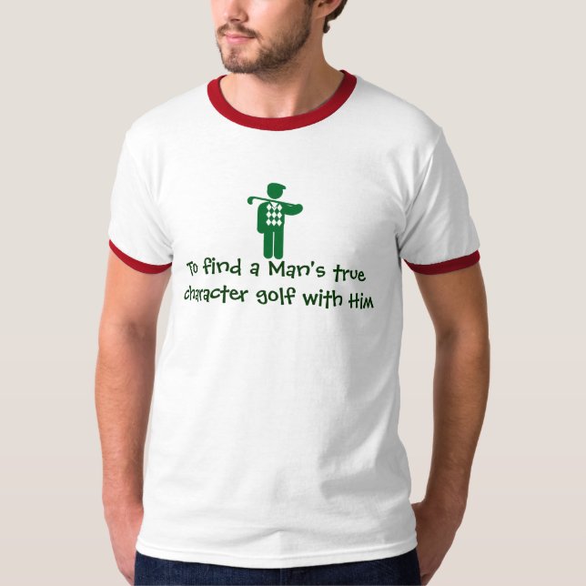 Camiseta golfing del consejo del golf (Anverso)