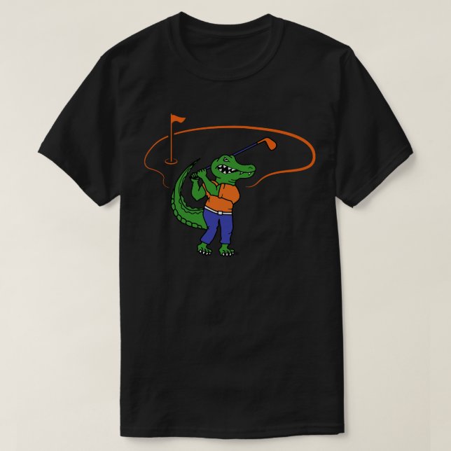 Camiseta Golfing Gator TShirt (Diseño del anverso)