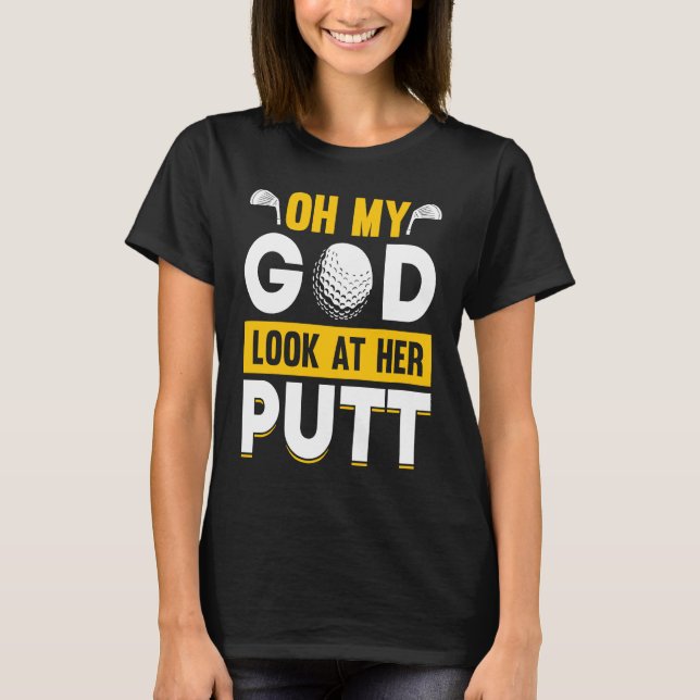 Camiseta Golfing Golf Player Coach Golfer  7 (Anverso)