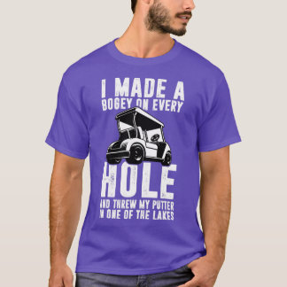 Camiseta Golfing Hice Un Bogotá En Cada Hole Funny Golfer