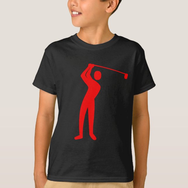 Camiseta Golfing - Rojo (Anverso)