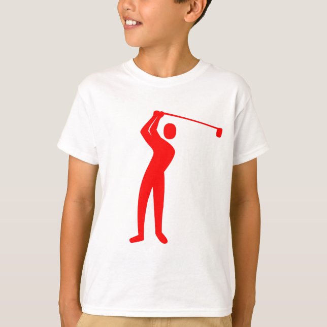 Camiseta Golfing - Rojo (Anverso)