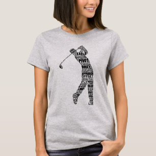 Camiseta Golfing Word Art, Golf