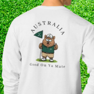 Camiseta Golfista Australiano Wombat