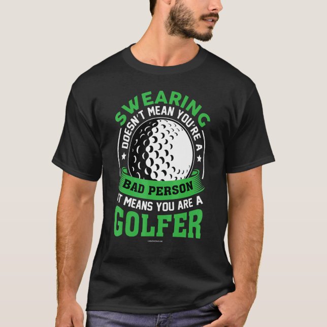 Camiseta Golfista de mala persona (Anverso)