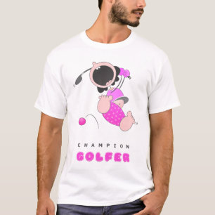 Camiseta Golfista divertido divertido del dibujo animado