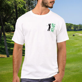 Camiseta Golfista Humor de Golf Cita Divertida Deportes Neg