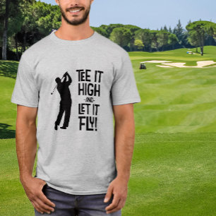 Camiseta Golfista Masculino Humor de Golf Cita Divertida de