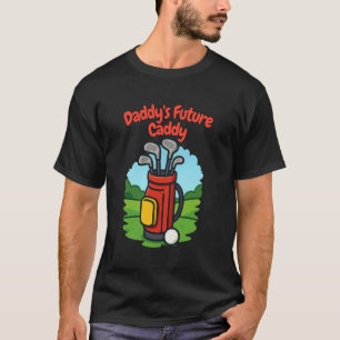 Camiseta Golfista Niño Golfista El Futuro Caddy Papá Padre