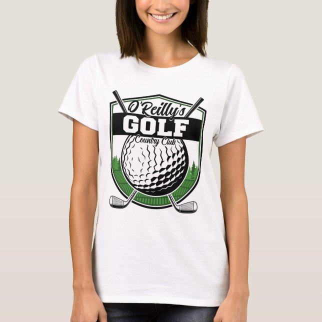 Camiseta Golfista Profesional Jugador Personalizado Club de (Anverso)