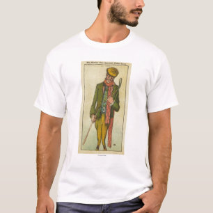 Camiseta Golfista que tenía un desastre en los vínculos