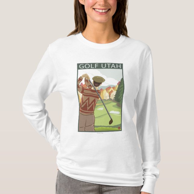 Camiseta Golfista SceneUtah (Anverso)
