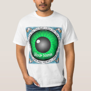 Camiseta Golfista Verde Ojo En La Bola