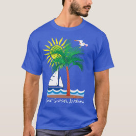 Camiseta Golfo de Alabama, barco de vela y diversión solar