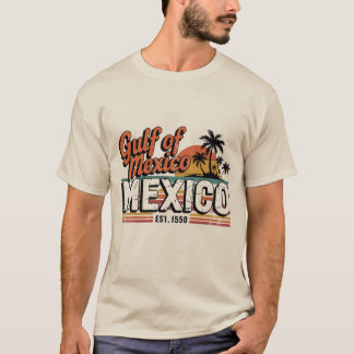 Camiseta Golfo de América Retro Vintage y Golfo de México