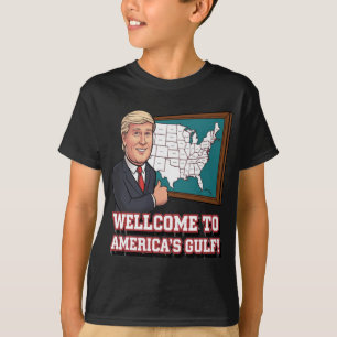 Camiseta Golfo De Bienvenida De Los Estados Unidos De Améri