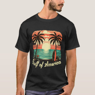 Camiseta Golfo De Eeuu América Vintage Beach Americas Gulf 